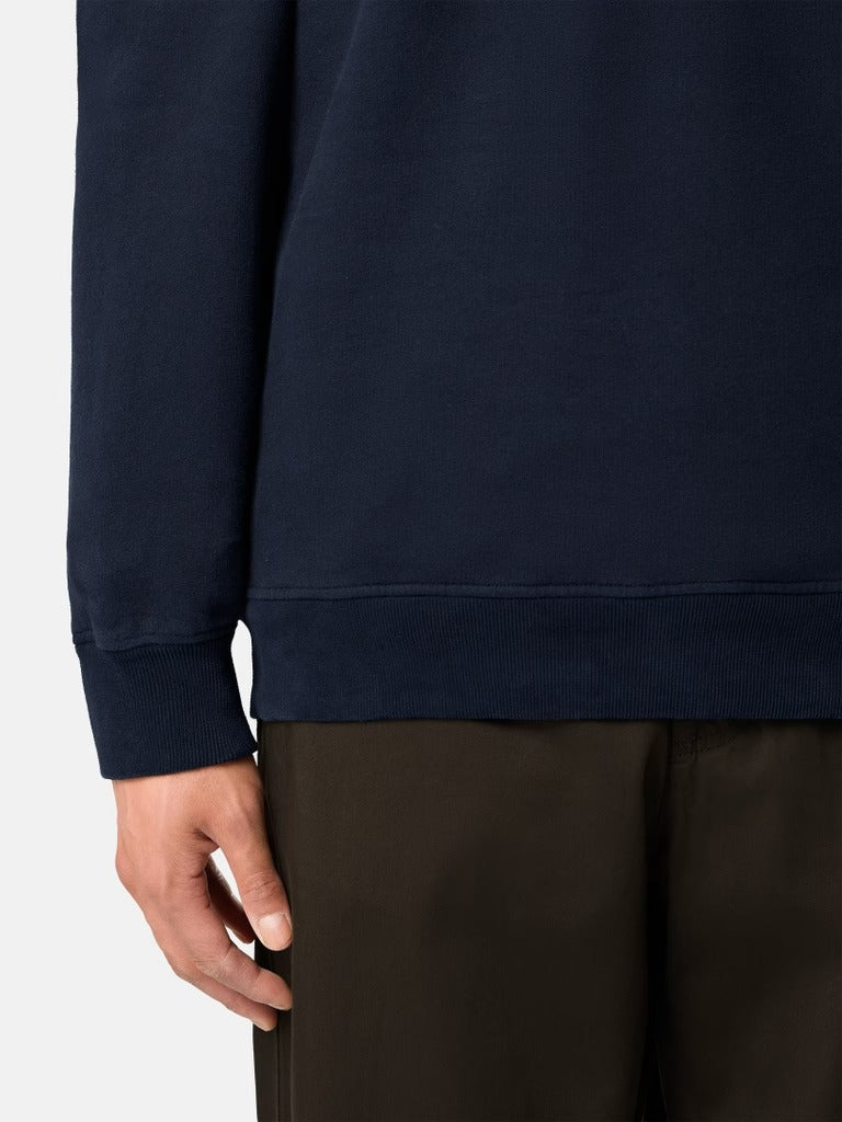 Half-zip cotton sweatshirt