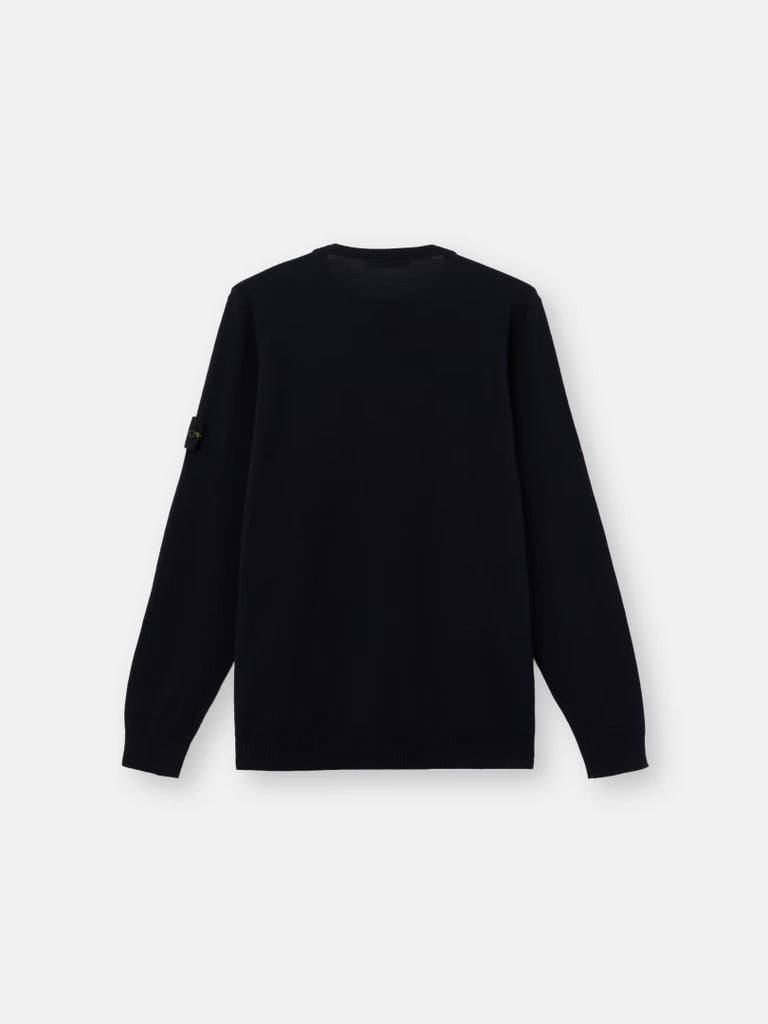 Regular-fit crewneck jumper-STONE ISLAND-Verso