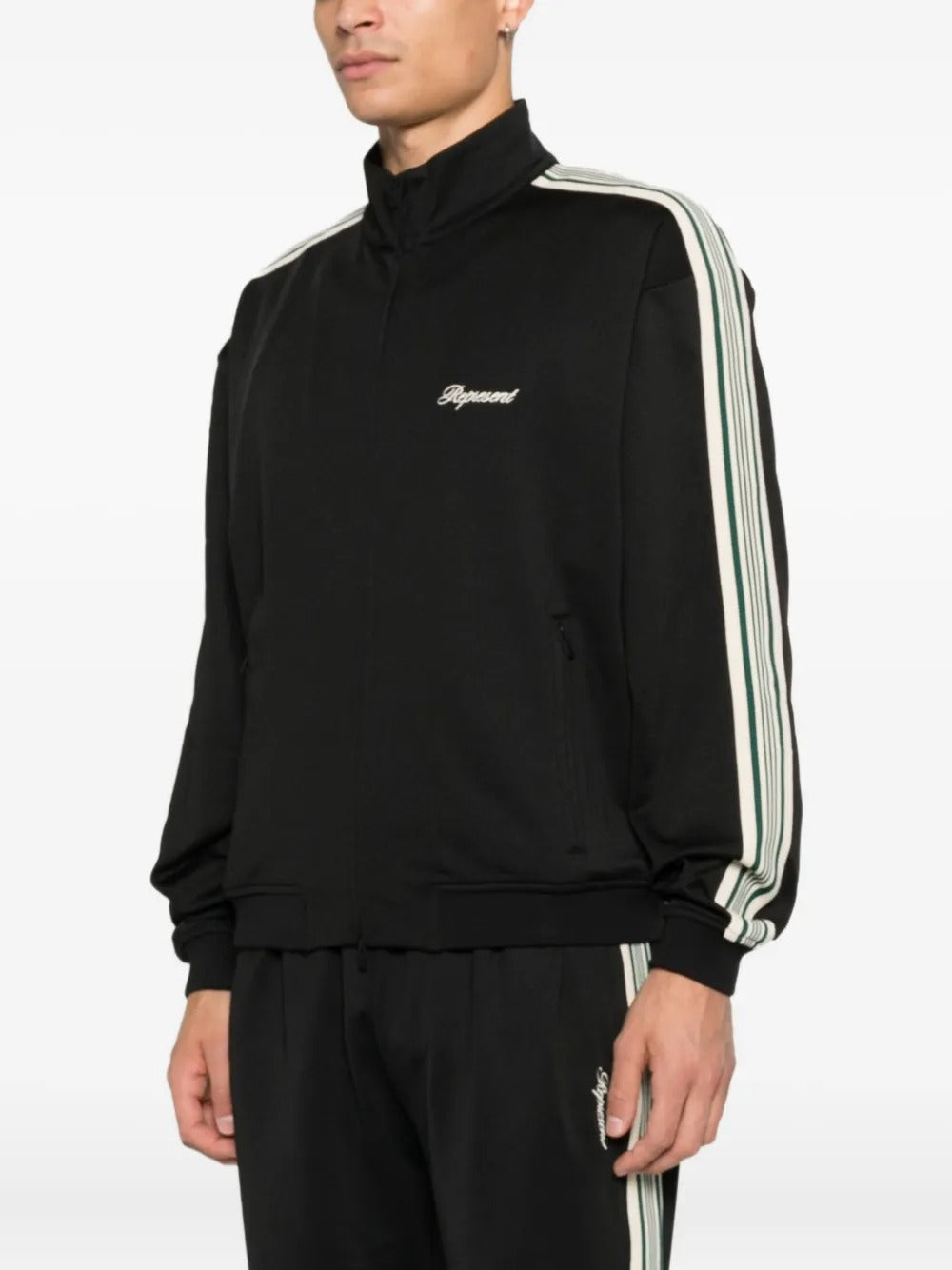 Zip-fastening Jacket-REPRESENT-Verso