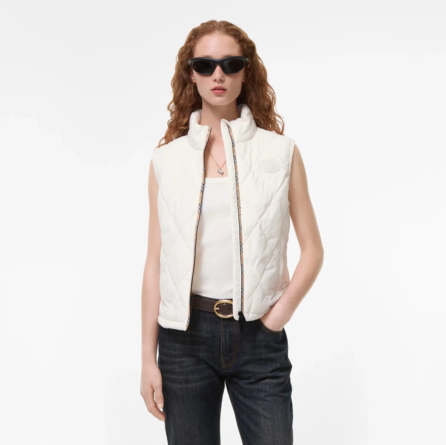 Packable quilted nylon cheswick gilet
