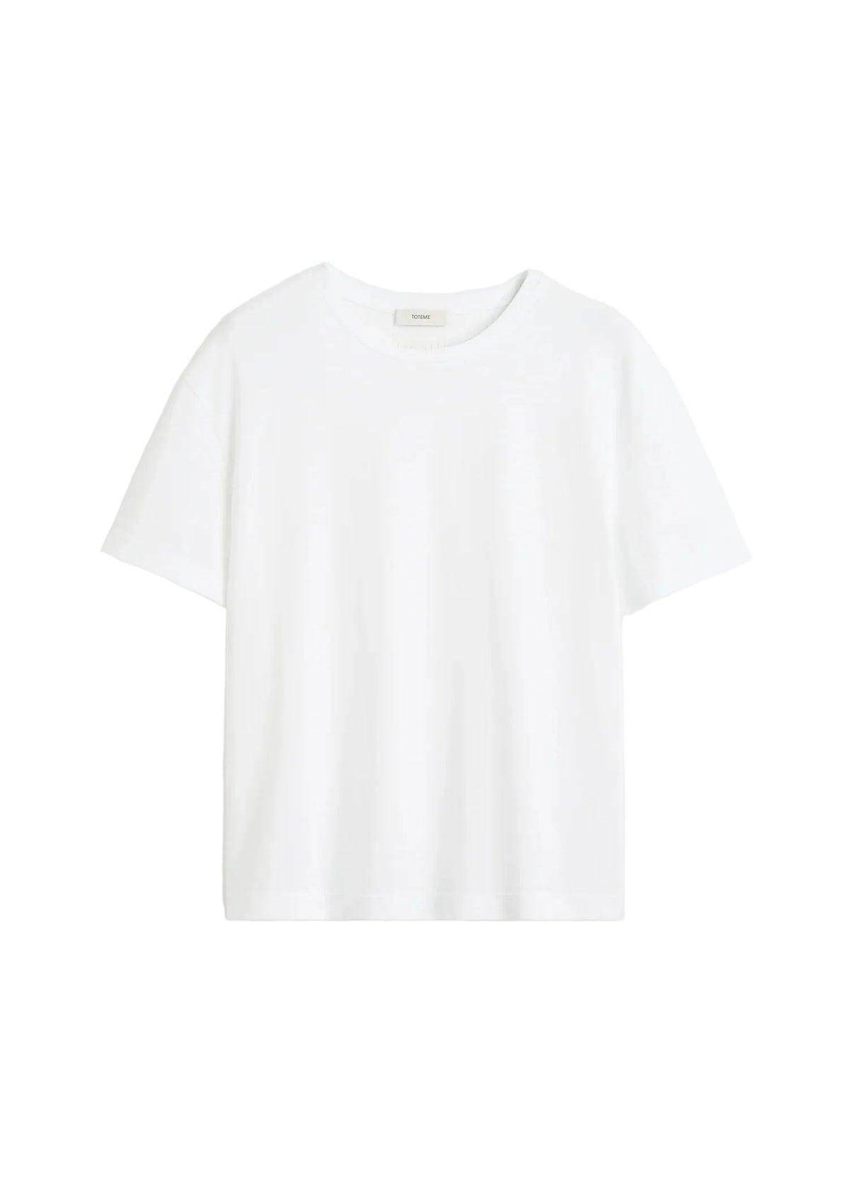 Classic embroidered tee optic white