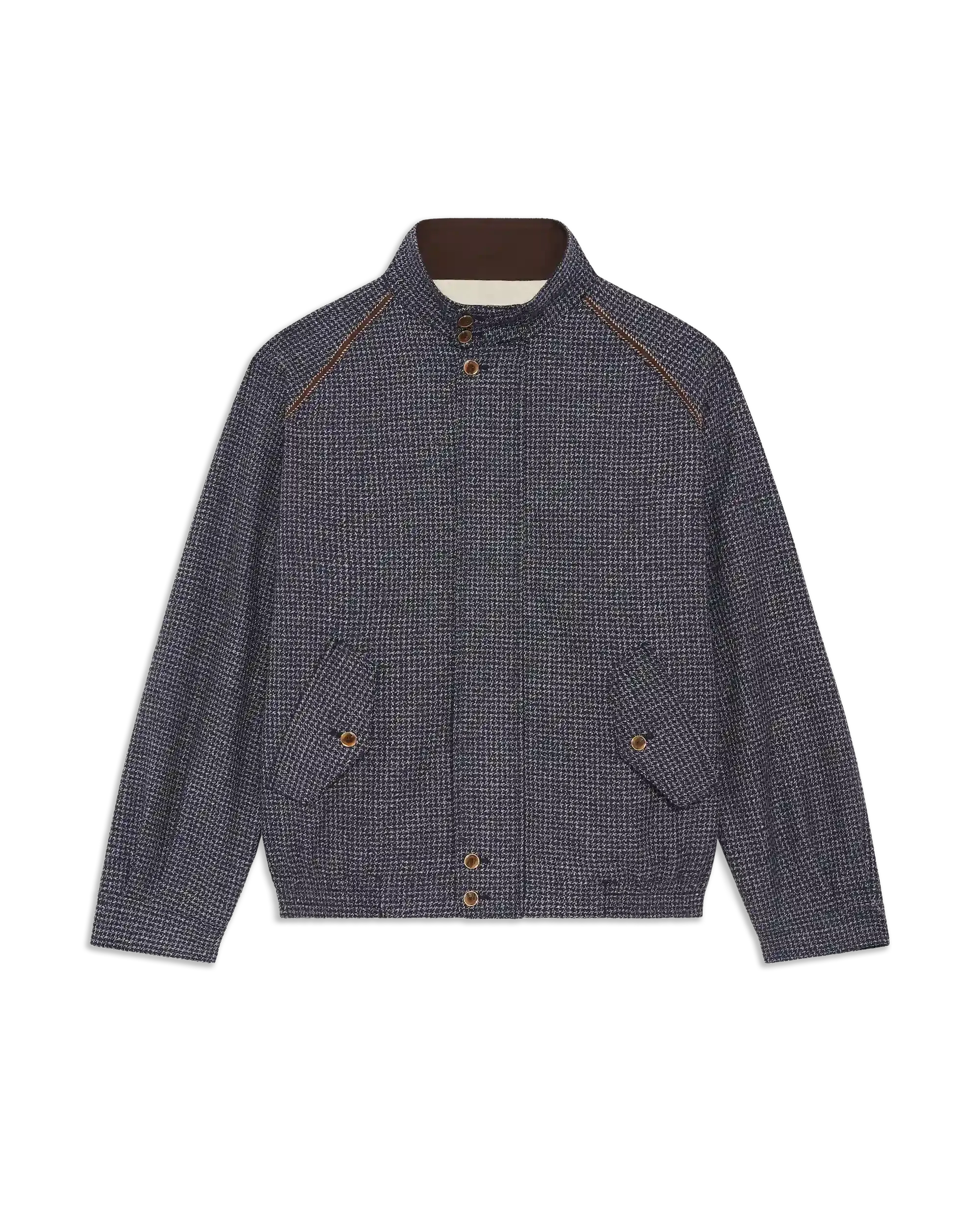 Houndstooth baracuta jacket