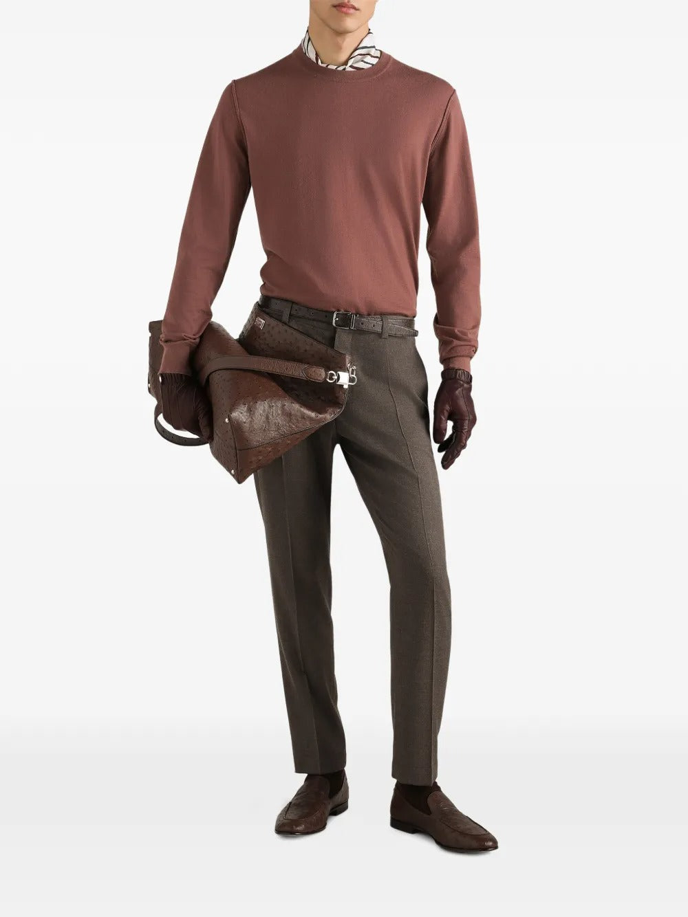 Dolce & gabbana flannel trousers-DOLCE&GABBANA-Verso