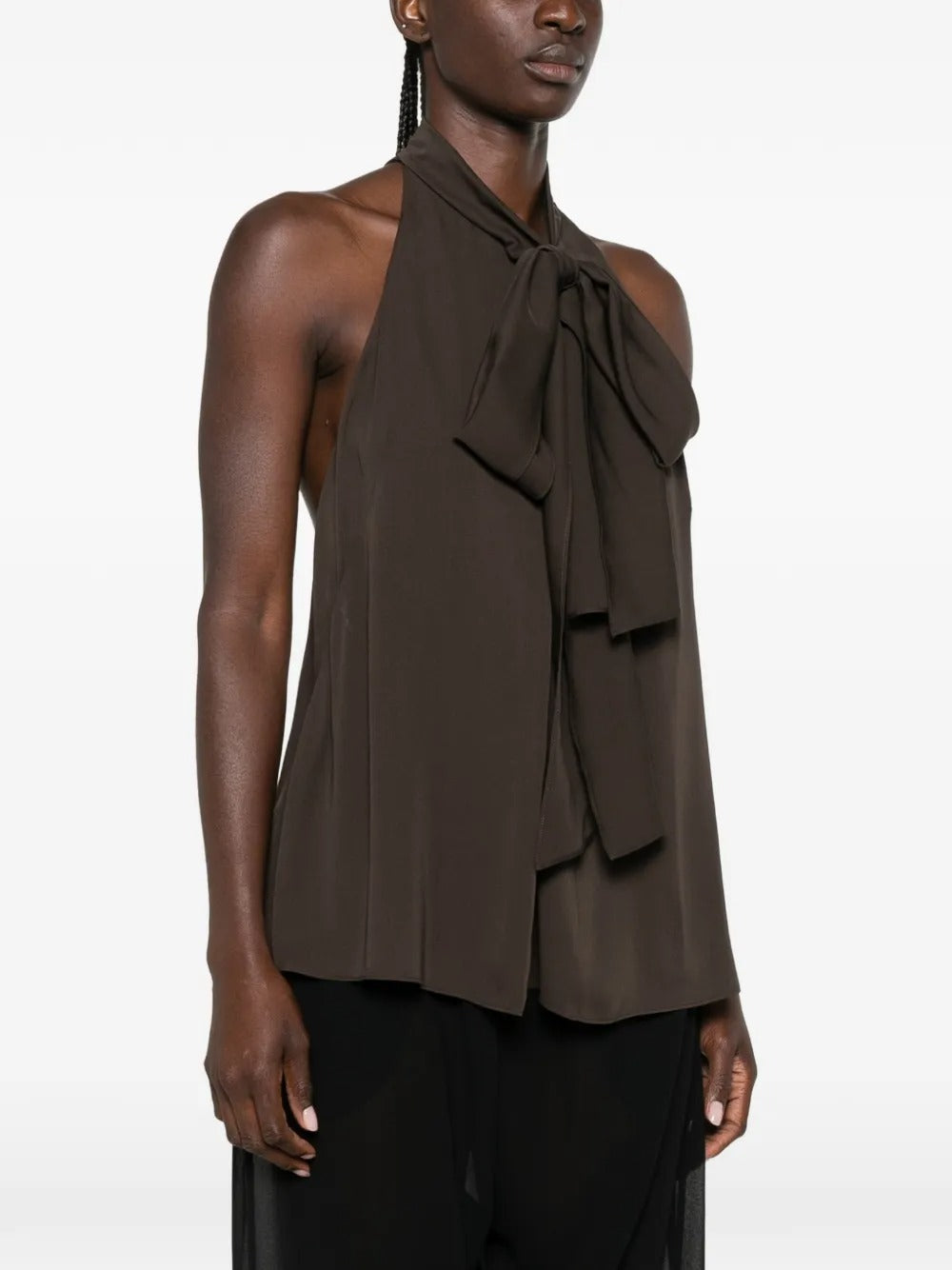 Sleeveless bow-detail top-TOM FORD-Verso