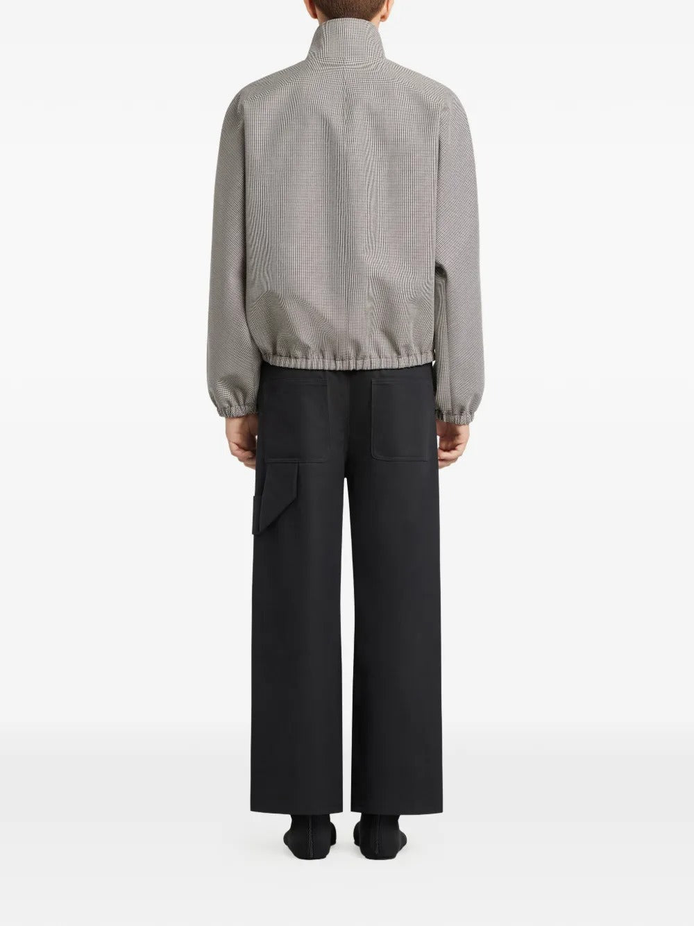 Zip-up pattern jacket