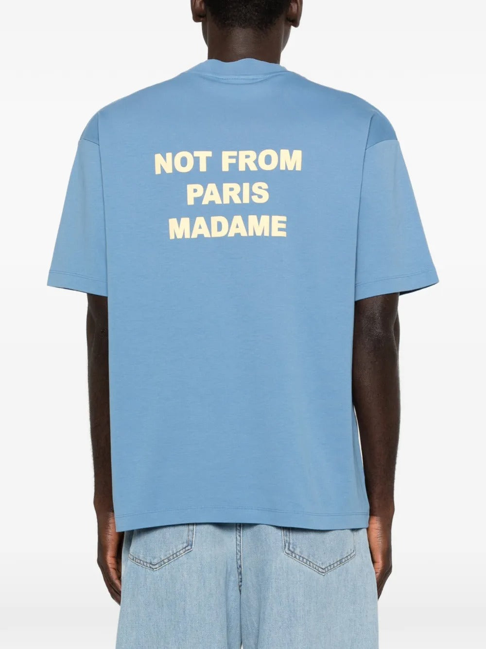 T-shirt slogan-DRÔLE DE MONSIEUR-Verso