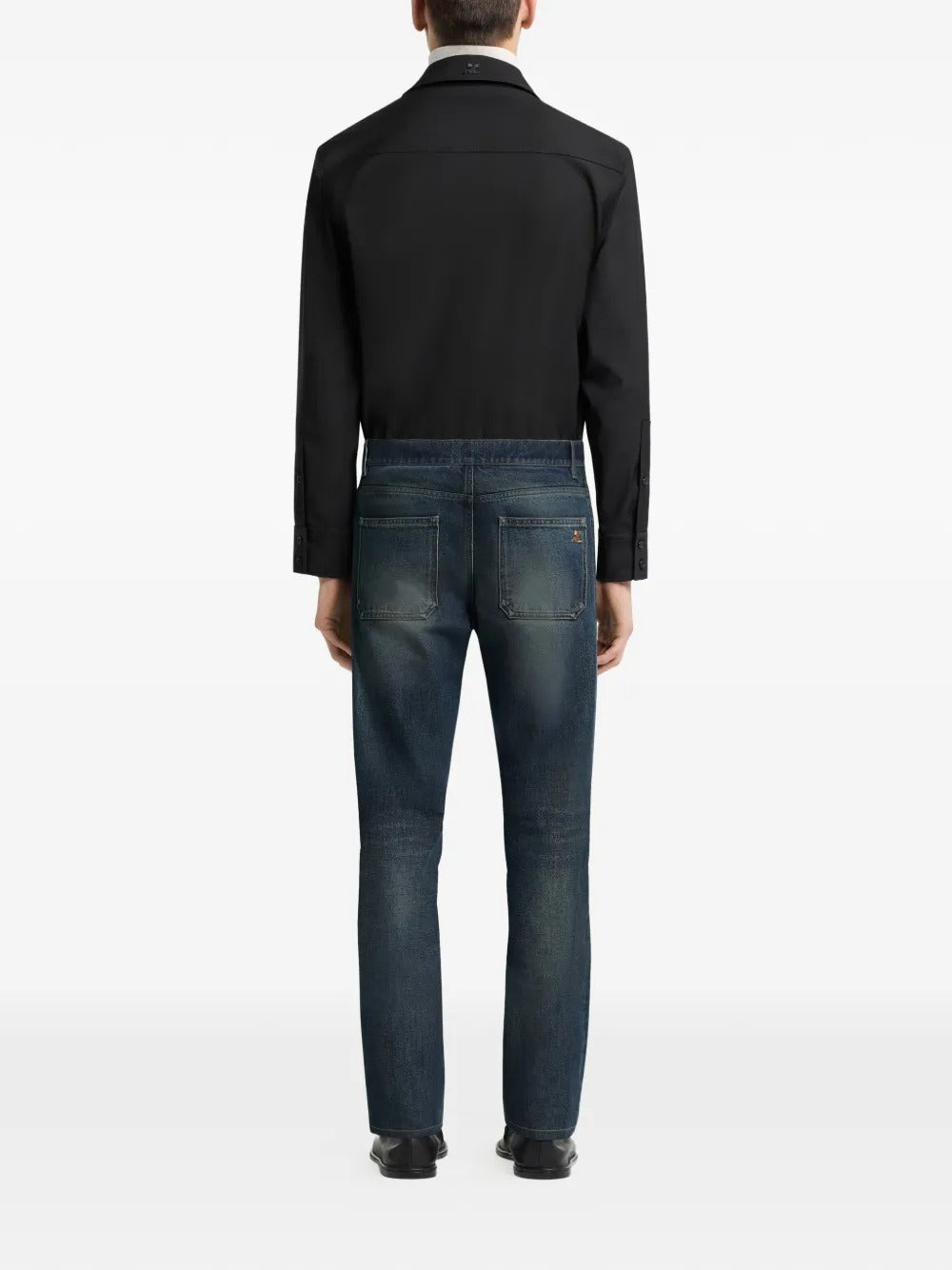 Straight-leg jeans