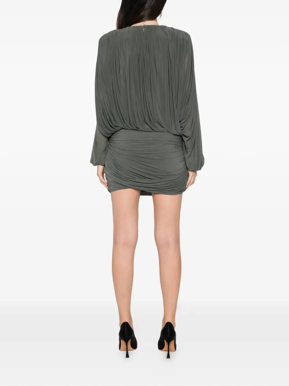 Ruched gathered-detailing mini dress-MAGDA BUTRYM-Verso