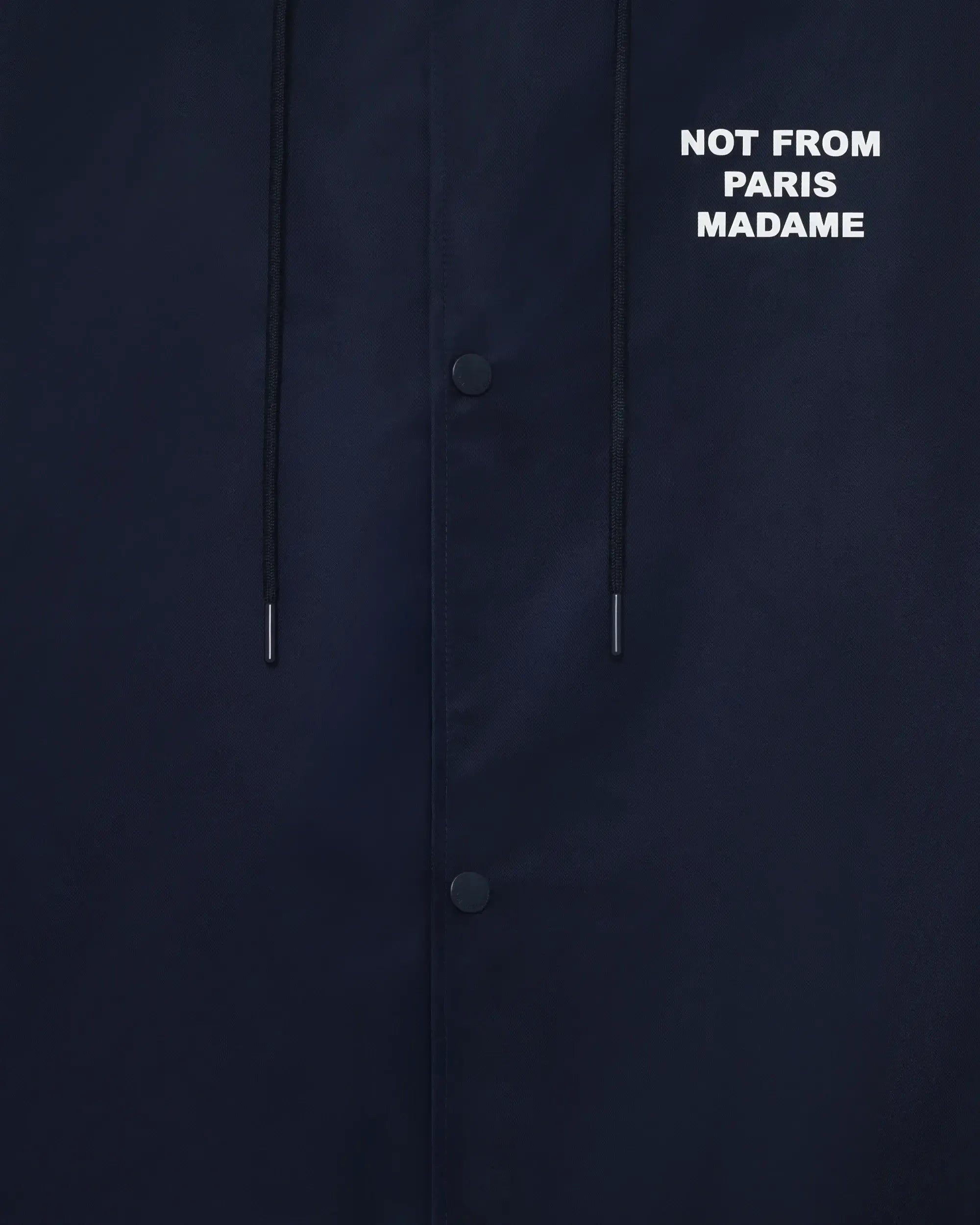 Parka slogan-DRÔLE DE MONSIEUR-Verso