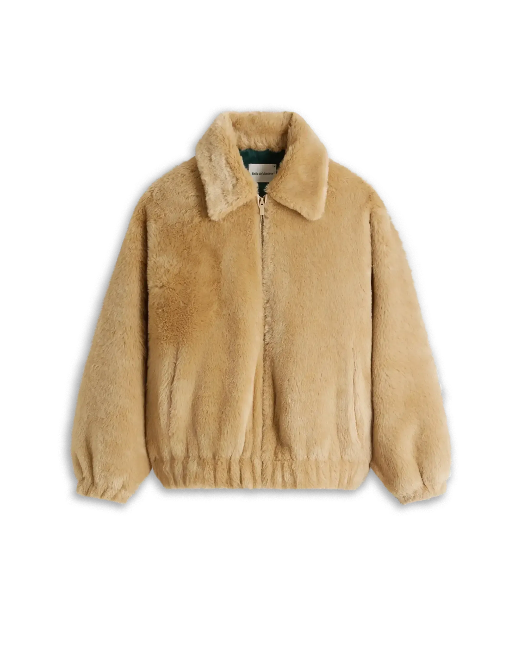 Faux Fur Slogan-DRÔLE DE MONSIEUR-Verso