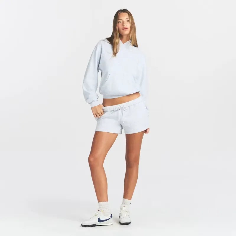 Cotton fleece classic pullover hoodie-SKIMS-Verso