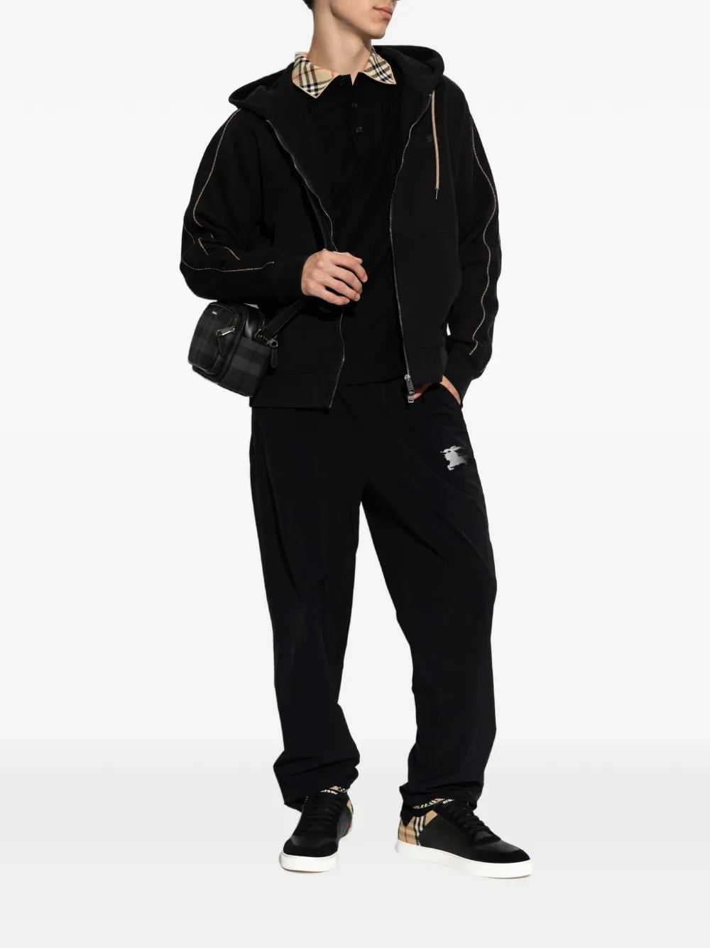 Scott logo-embroidered hoodie