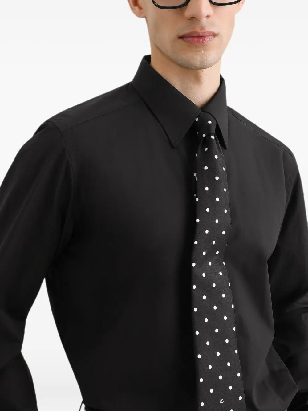 Dolce & gabbana poplin martini shirt