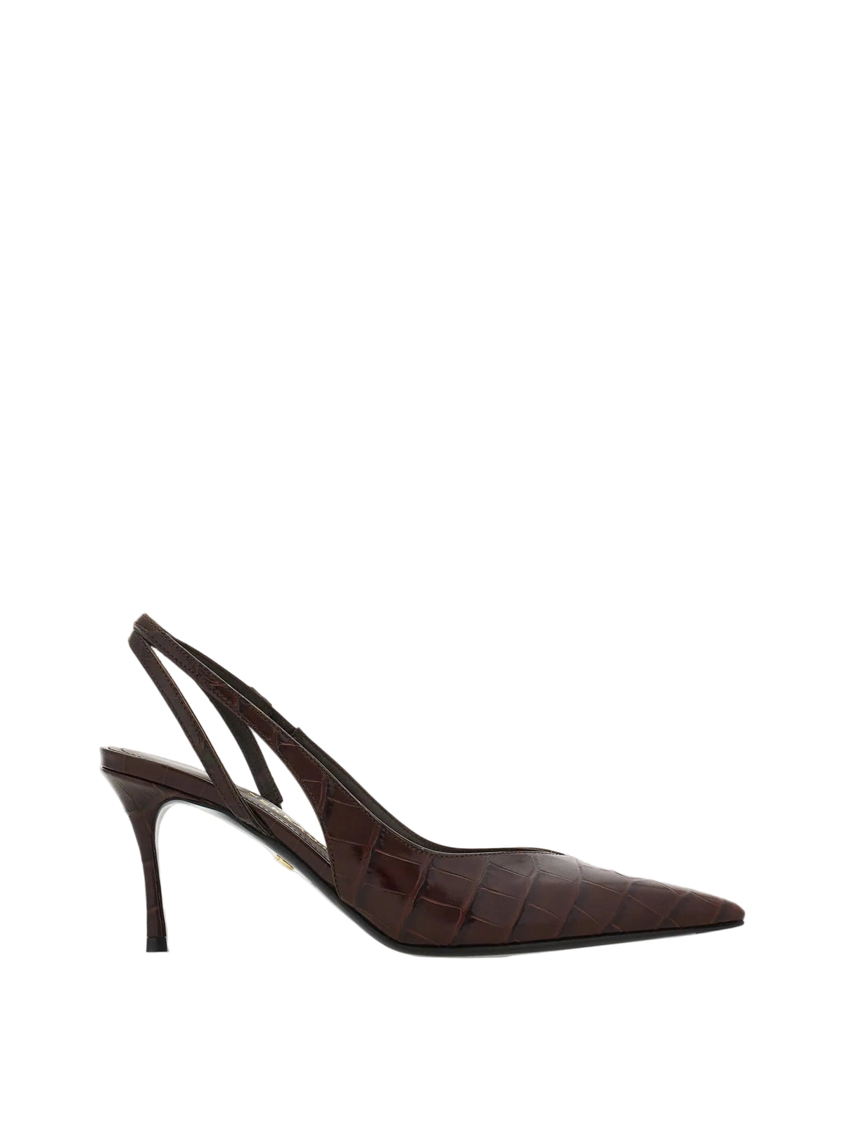 Mid heel slingback