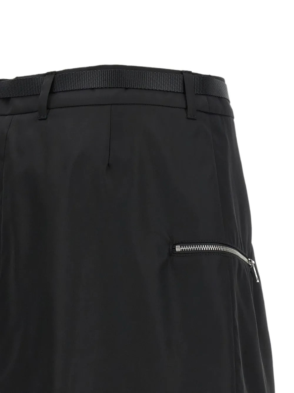 Re-nylon mini skirt-PRADA-Verso