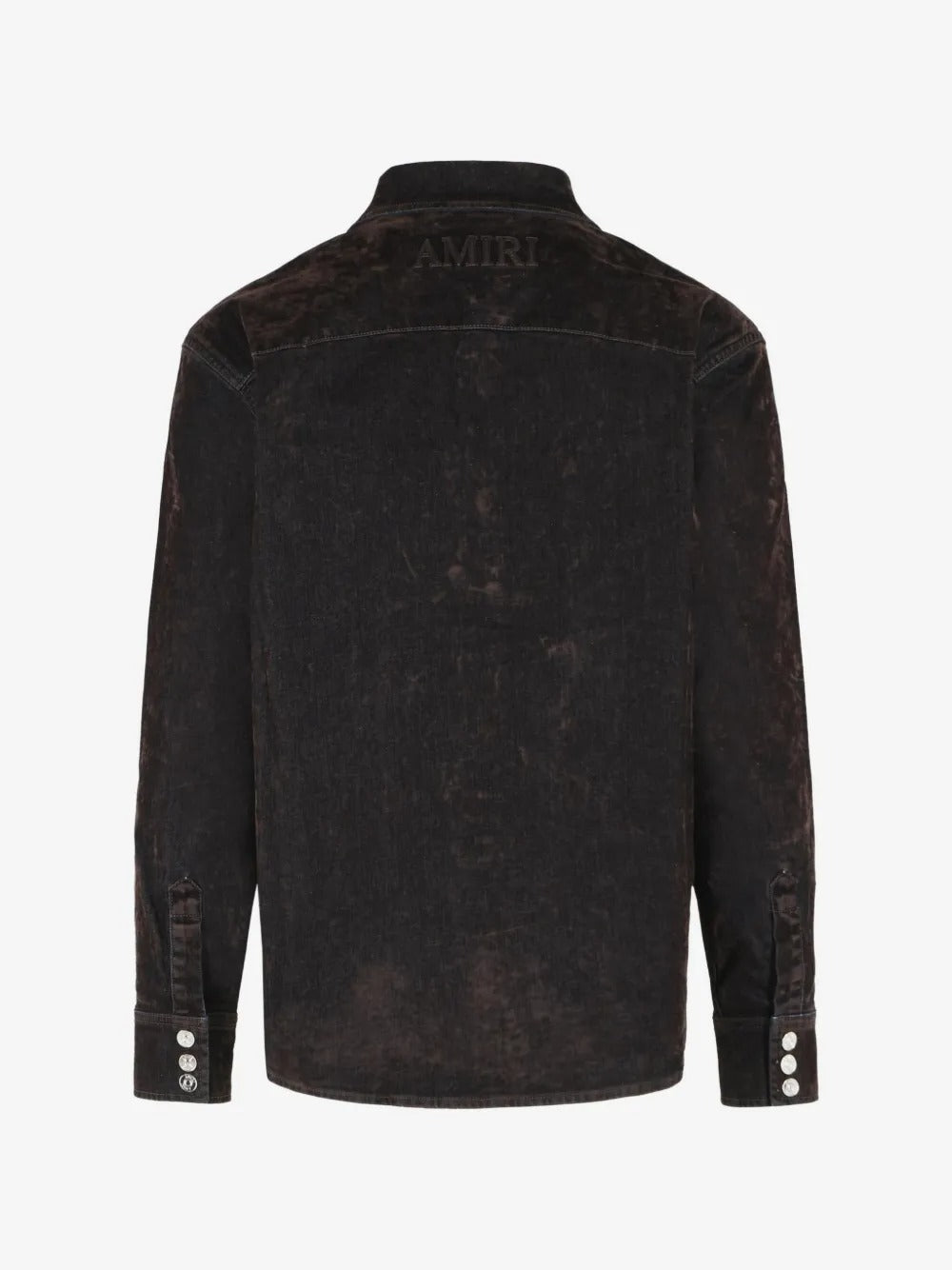 Flock long sleeve denim shirt-AMIRI-Verso