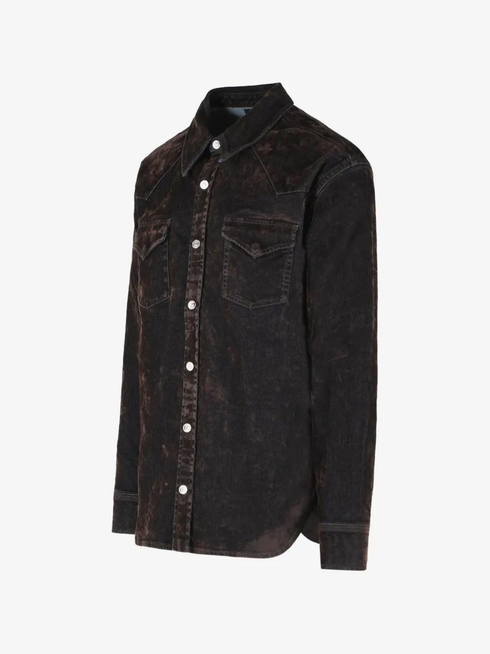 Flock long sleeve denim shirt-AMIRI-Verso