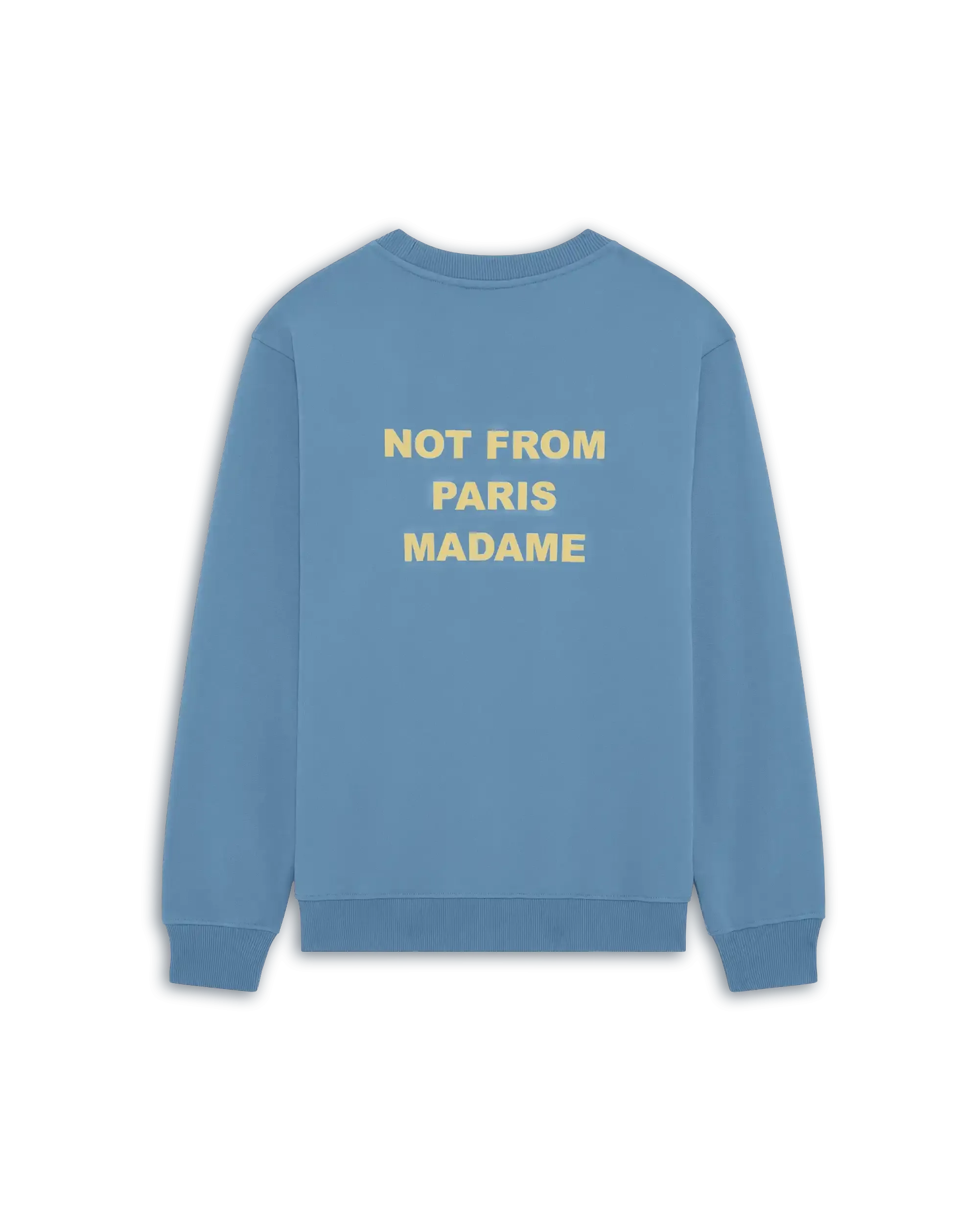 Sweatshirt slogan-DRÔLE DE MONSIEUR-Verso