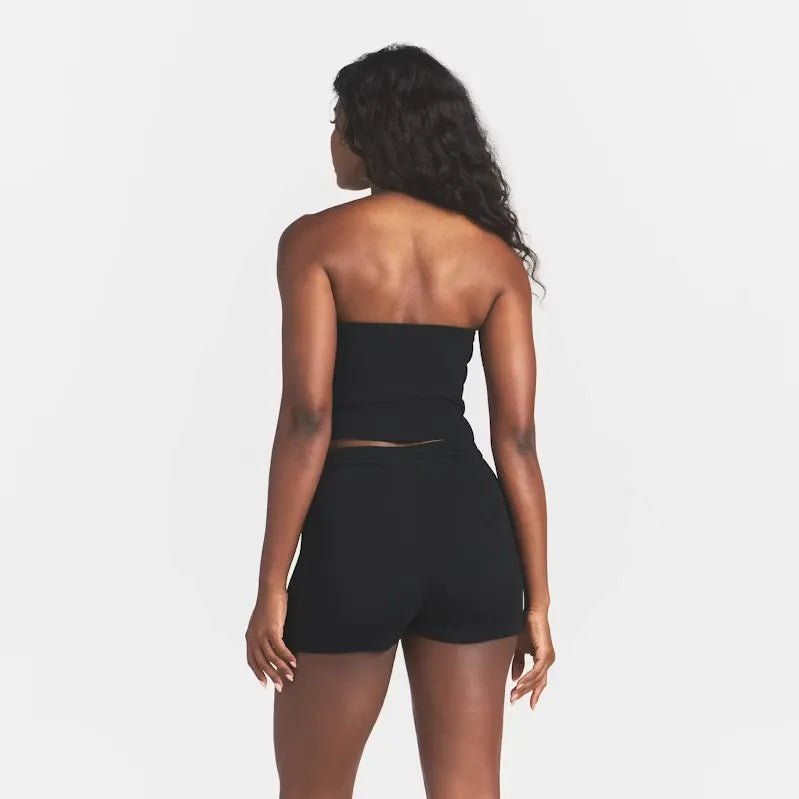 Refined knit tube top-SKIMS-Verso