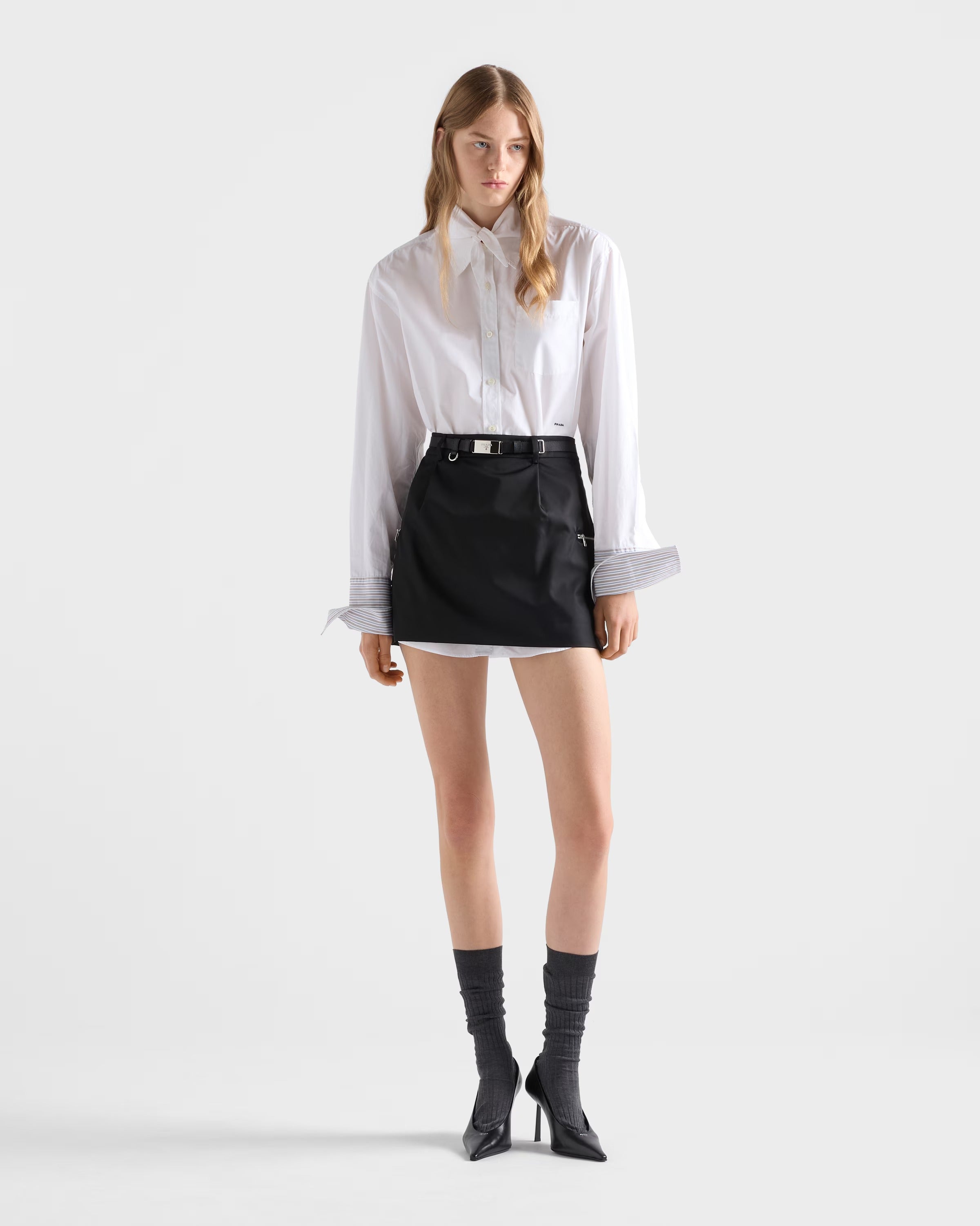 Re-Nylon Skirt-PRADA-Verso