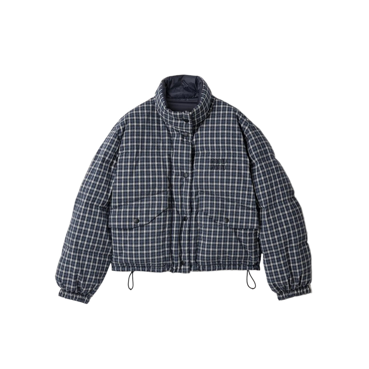 Reversible Flannel Down Jacket