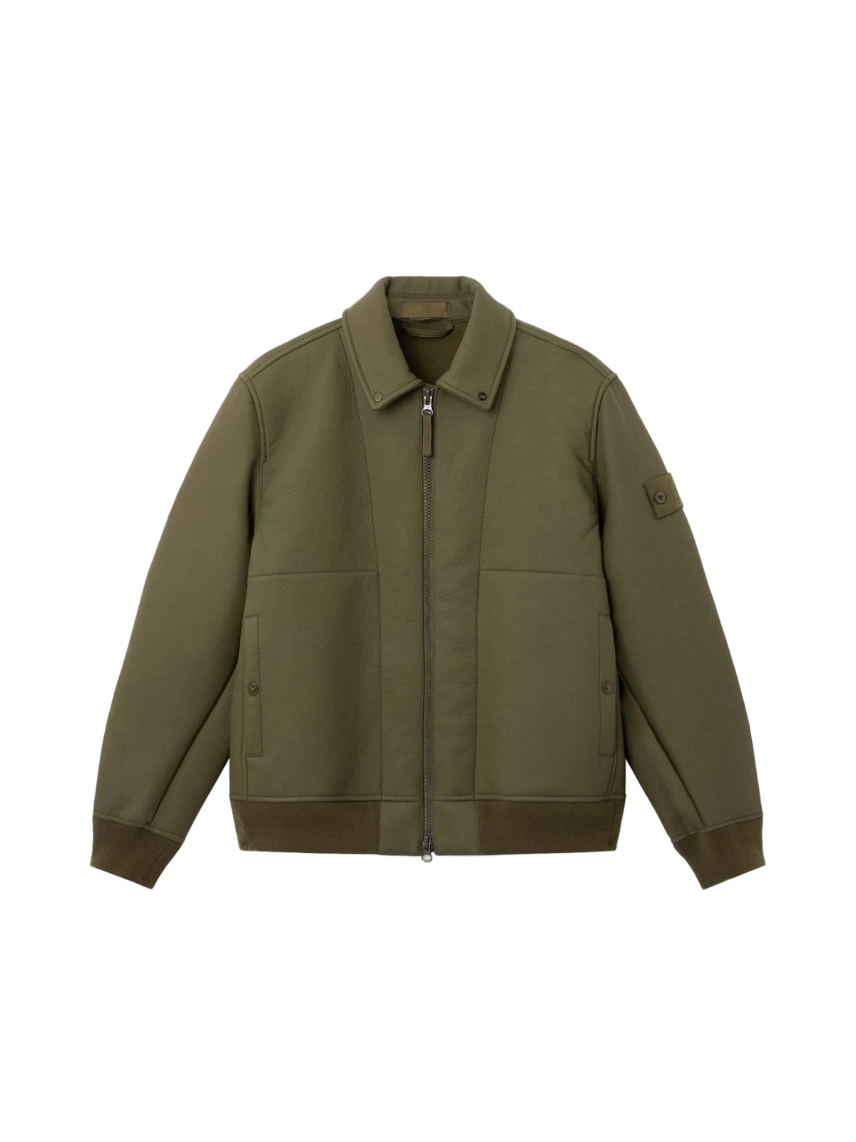 Coach jacket with sprayed rubberised finish-STONE ISLAND-316197-M-Verso