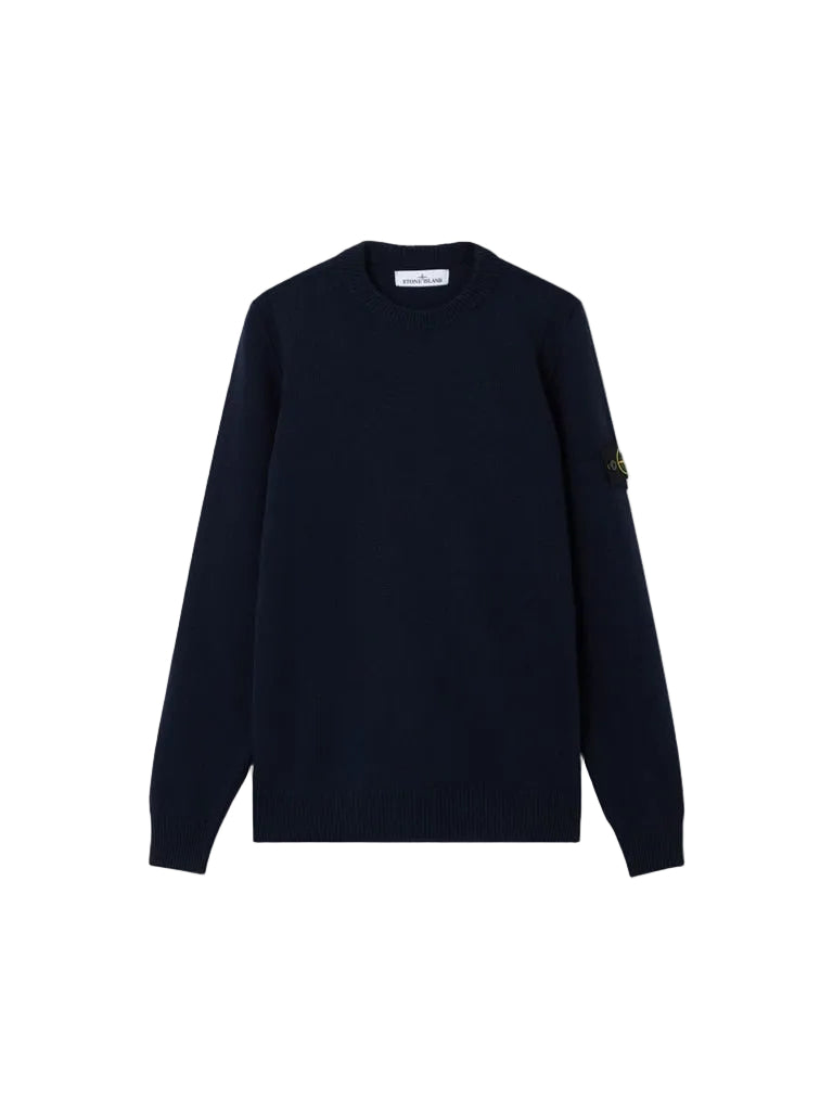 Regular-fit crewneck jumper-STONE ISLAND-Verso
