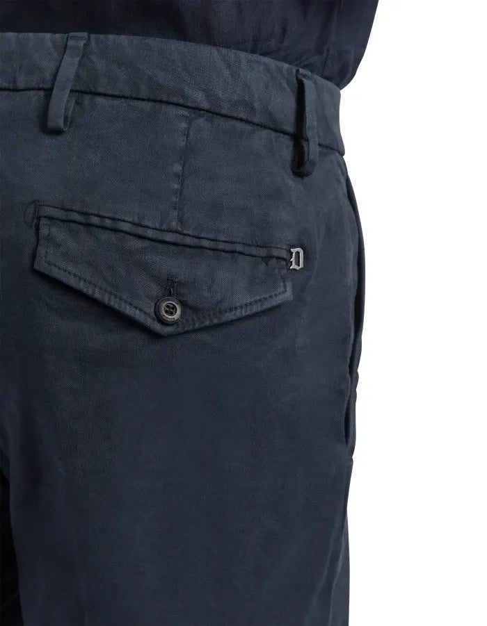 Manheim regular-fit bermuda shorts in linen and lyocell
