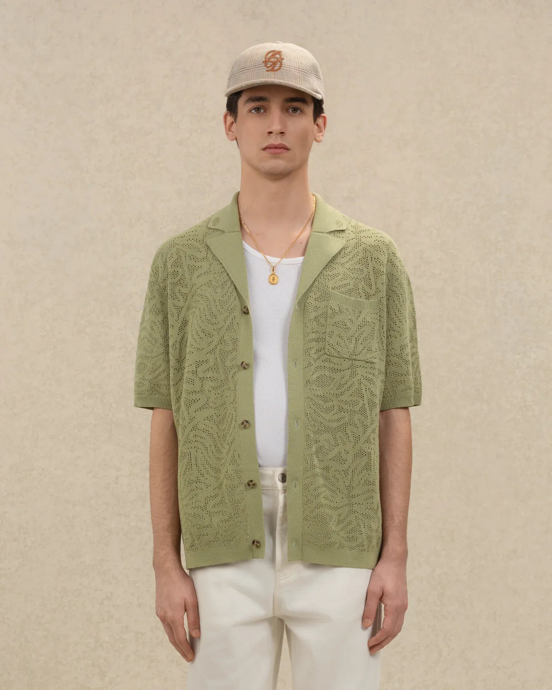 Chemise maille dentelle-DRÔLE DE MONSIEUR-Verso