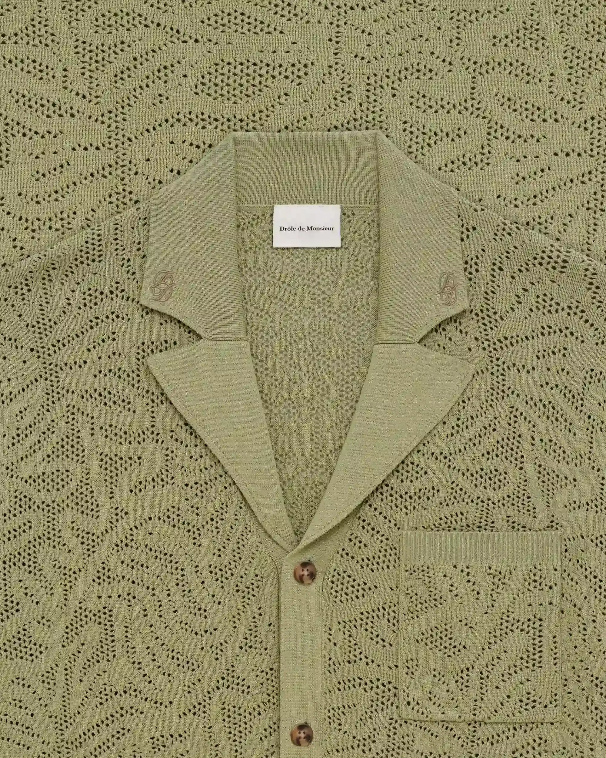 Chemise maille dentelle-DRÔLE DE MONSIEUR-Verso