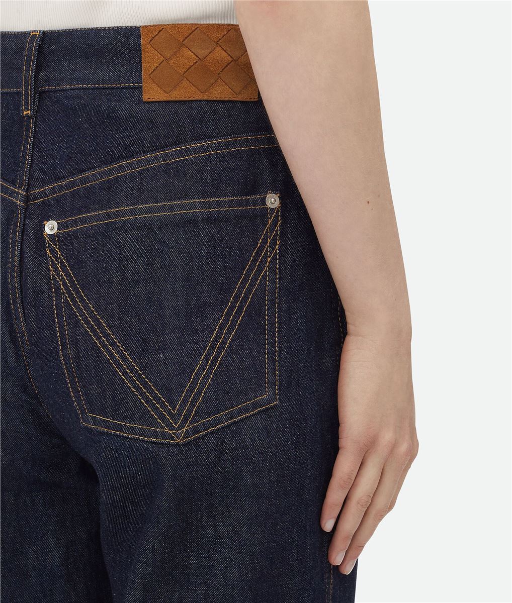 INDIGO PALAZZO JEANS-BOTTEGA VENETA-Verso