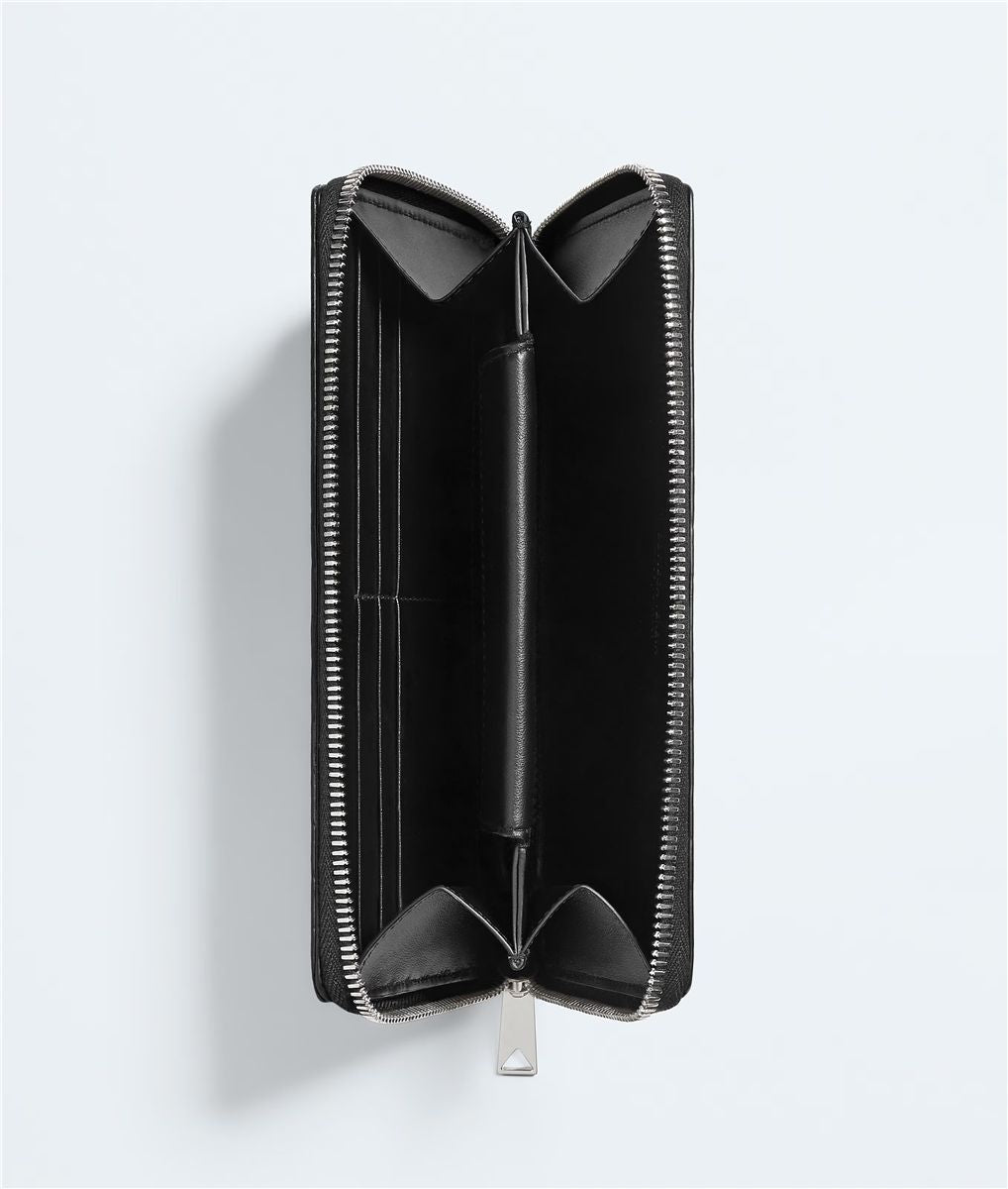 Intrecciato piccolo zip-around organizer-BOTTEGA VENETA-Verso