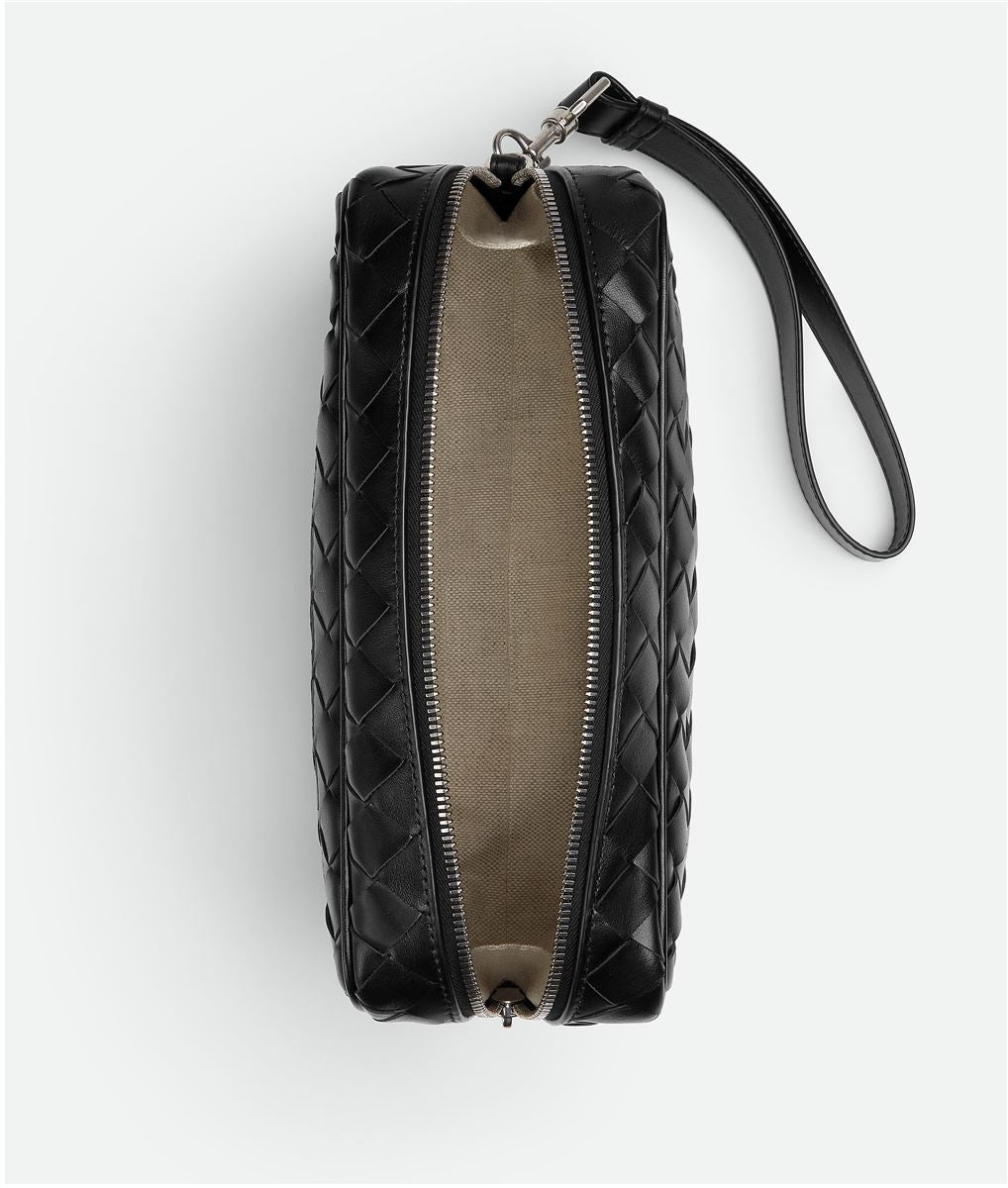 INTRECCIATO POUCH WITH WRISTLET - BOTTEGA VENETA - Verso