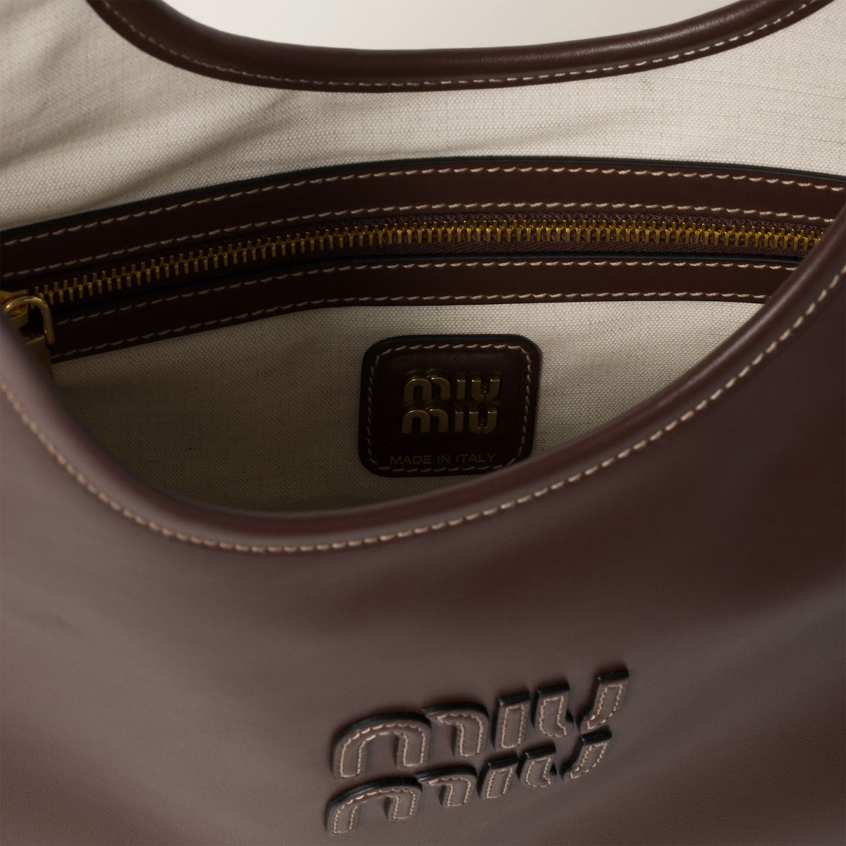 Ivy leather bag-MIU MIU-Verso