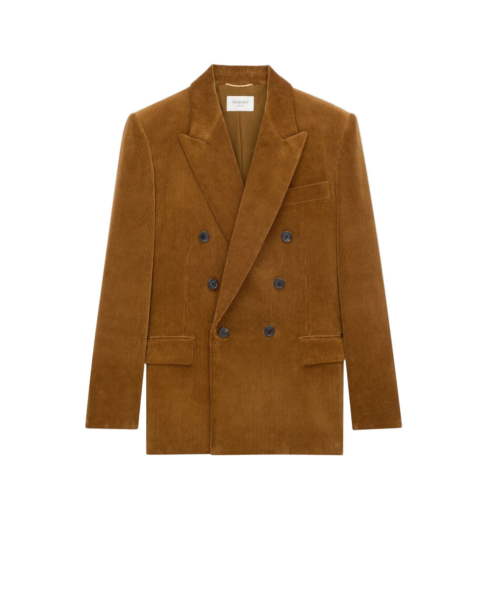 jacket in corduroy-SAINT LAURENT-Verso