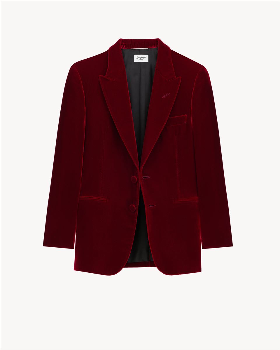 JACKET IN VELVET-SAINT LAURENT-Verso