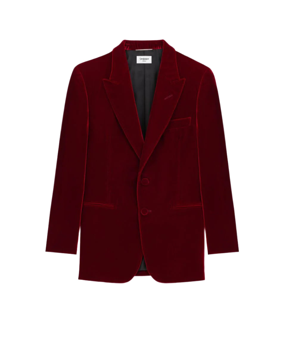 JACKET IN VELVET-SAINT LAURENT-Verso