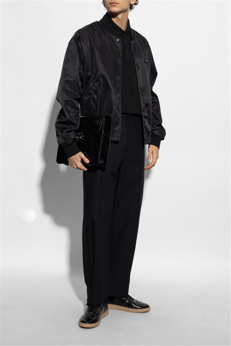 JACKET WITH LOGO-DOLCE & GABBANA-Verso