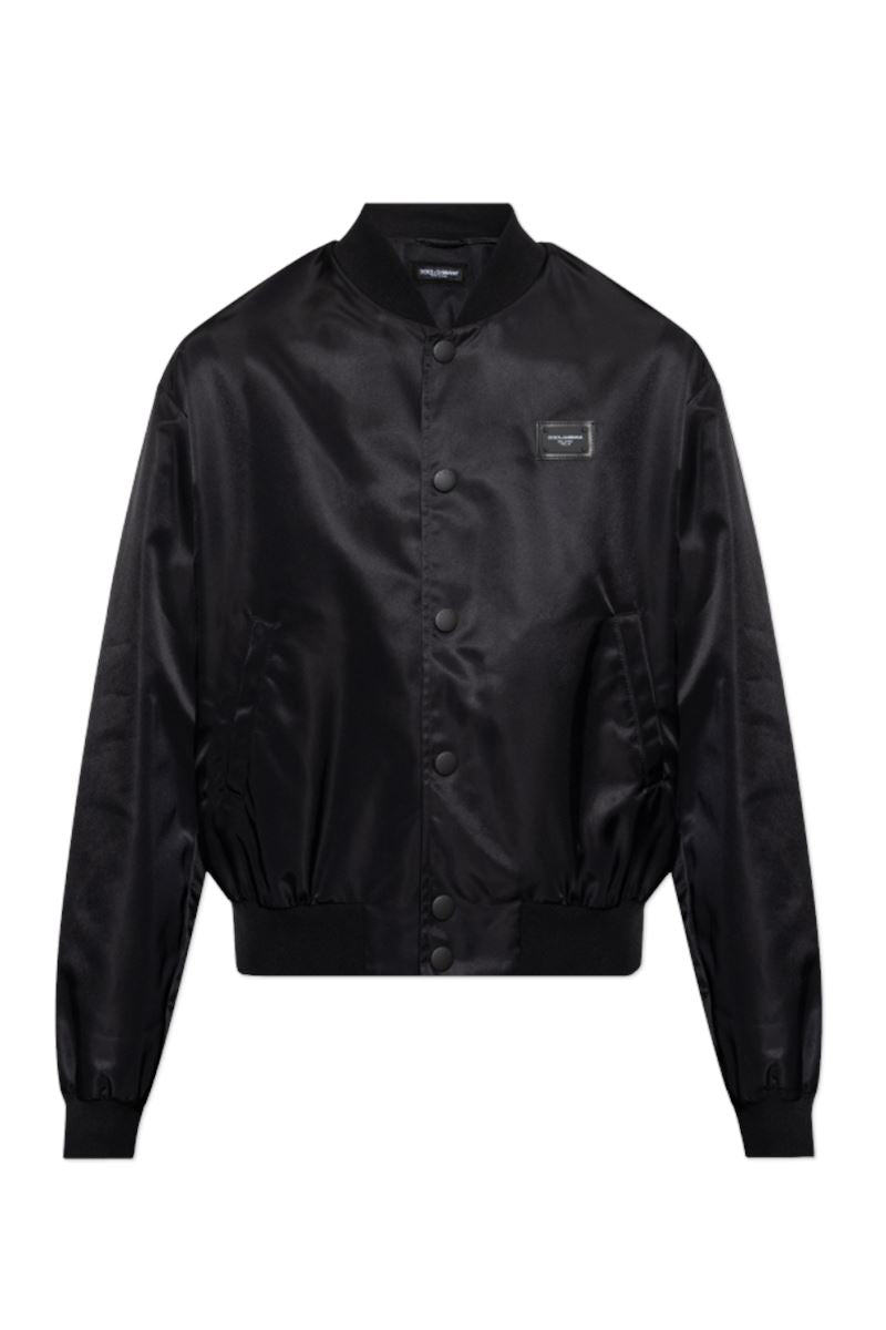 JACKET WITH LOGO-DOLCE & GABBANA-Verso