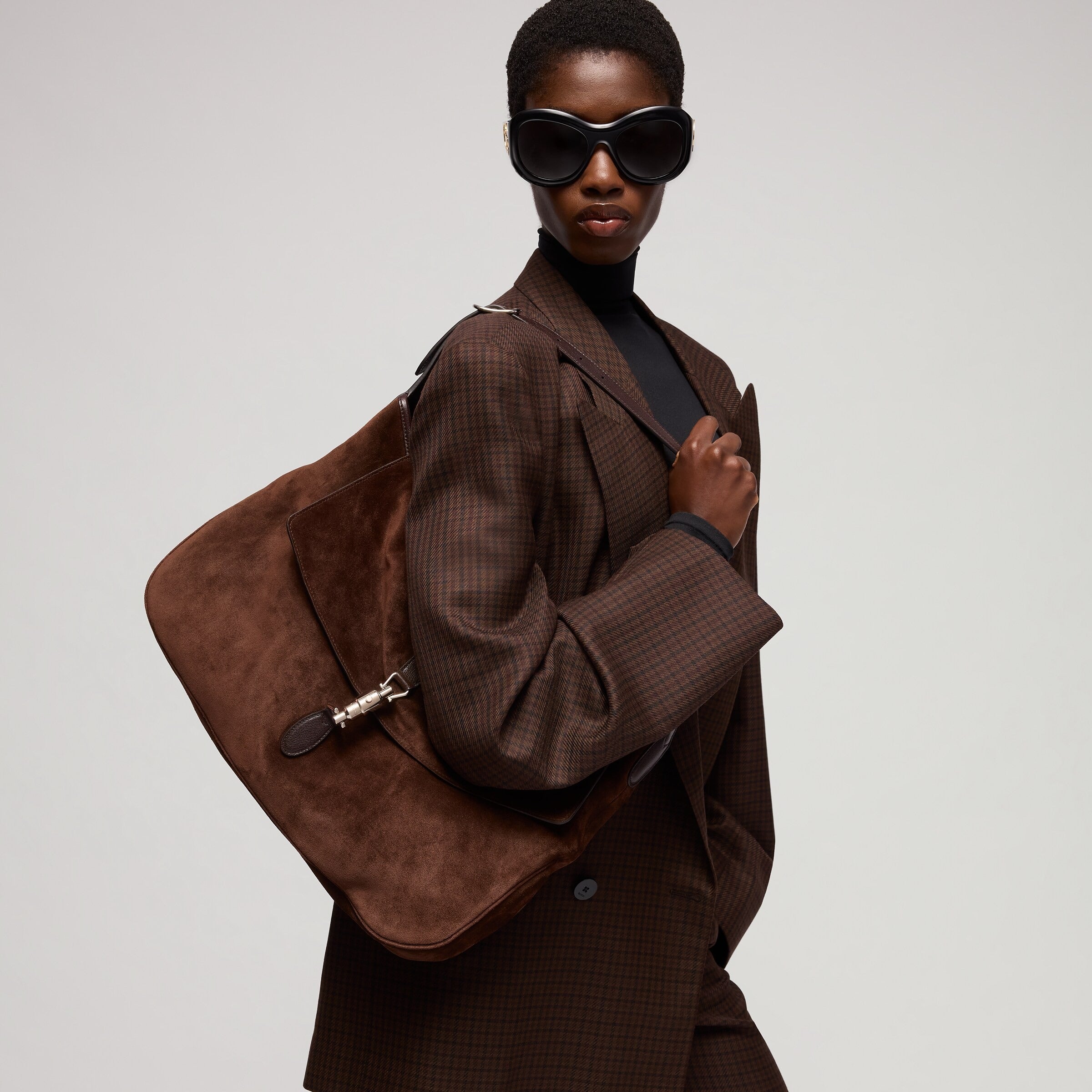 Jackie flap large crossbody bag-GUCCI-Verso