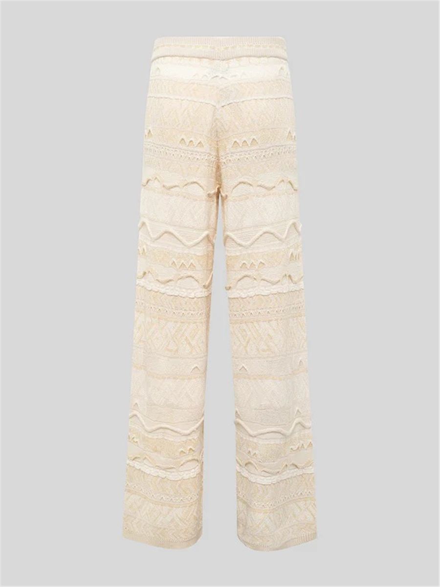 Jacquard knit trousers ‘laneus’-LANEUS-Verso