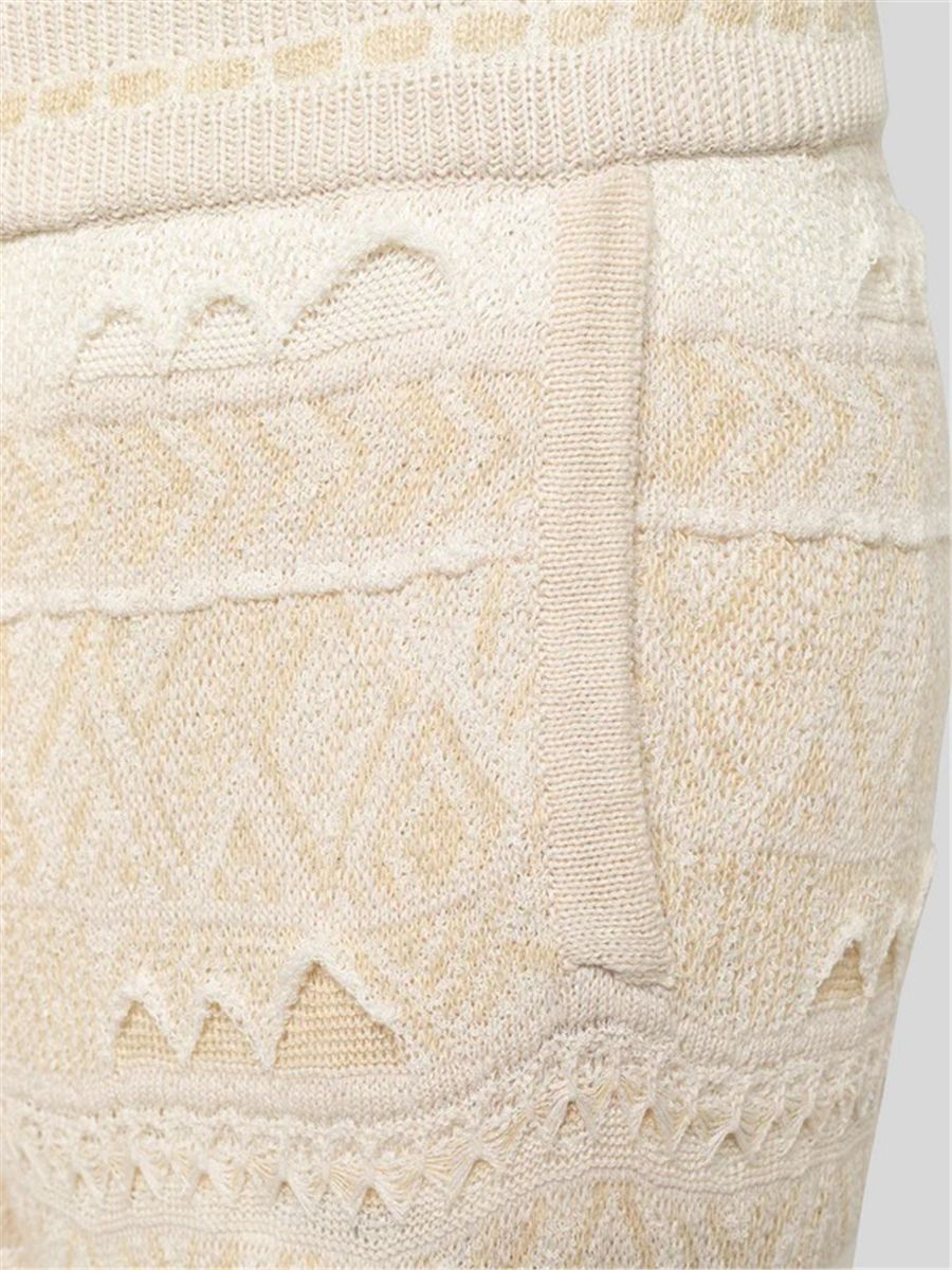 Jacquard knit trousers ‘laneus’-LANEUS-Verso