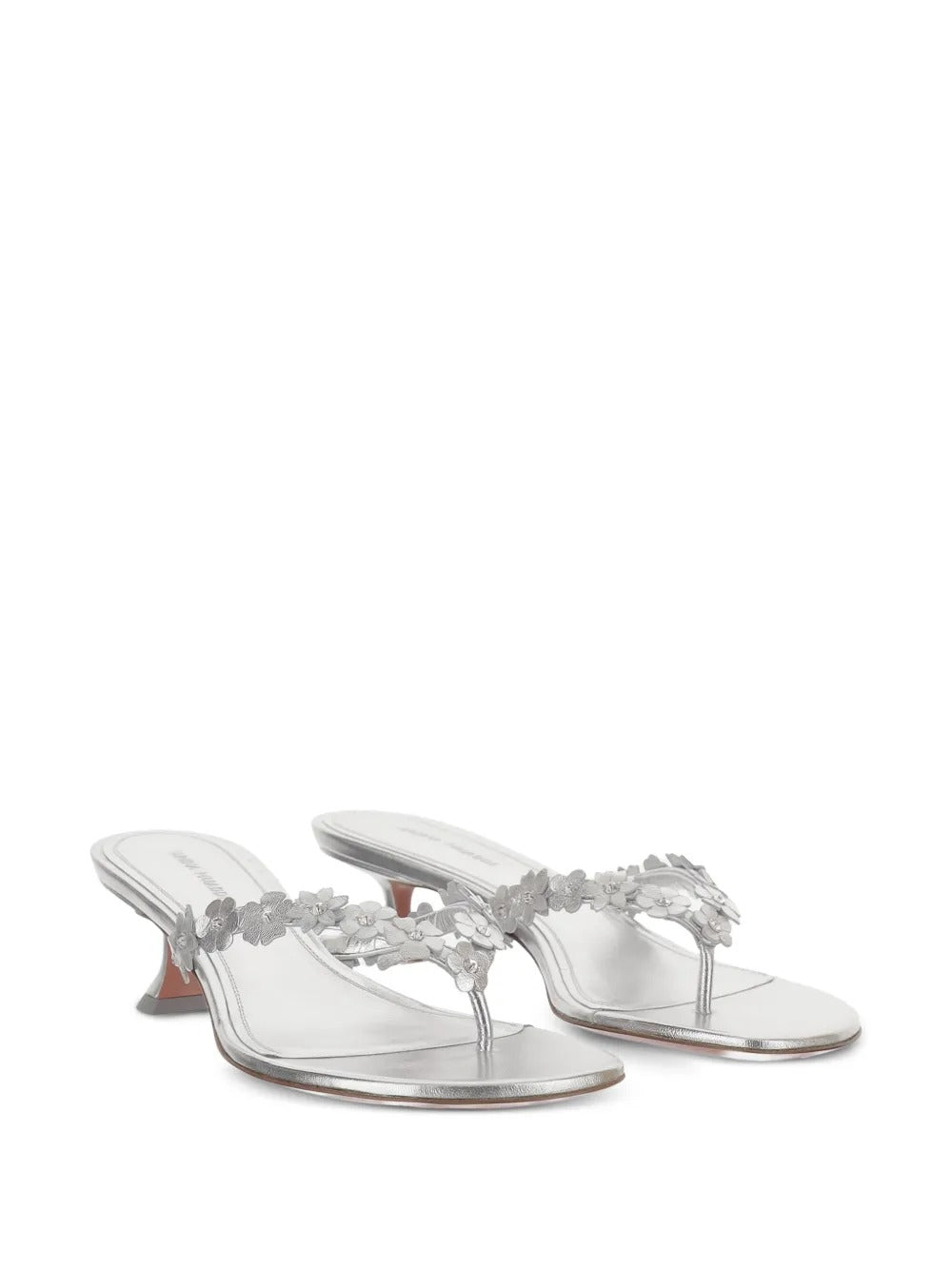 Janis flower-appliqué sandals-AMINA MUADDI-Verso