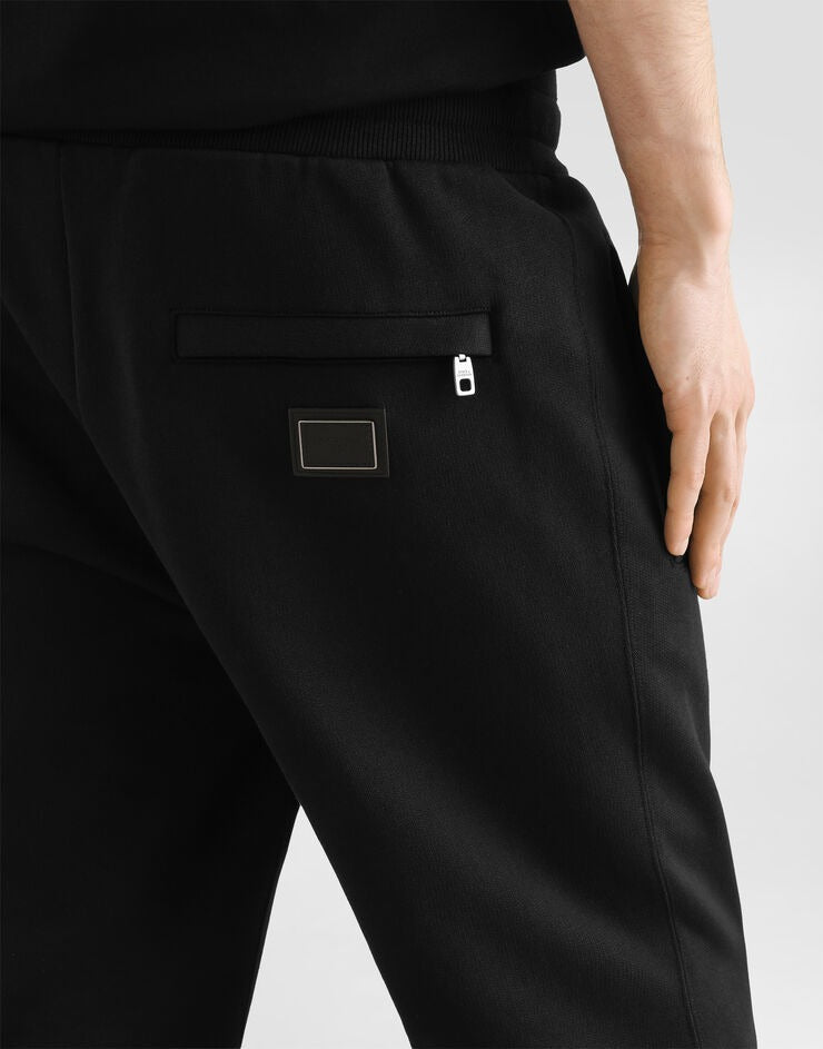 Jersey jogging trousers-DOLCE&GABBANA-Verso