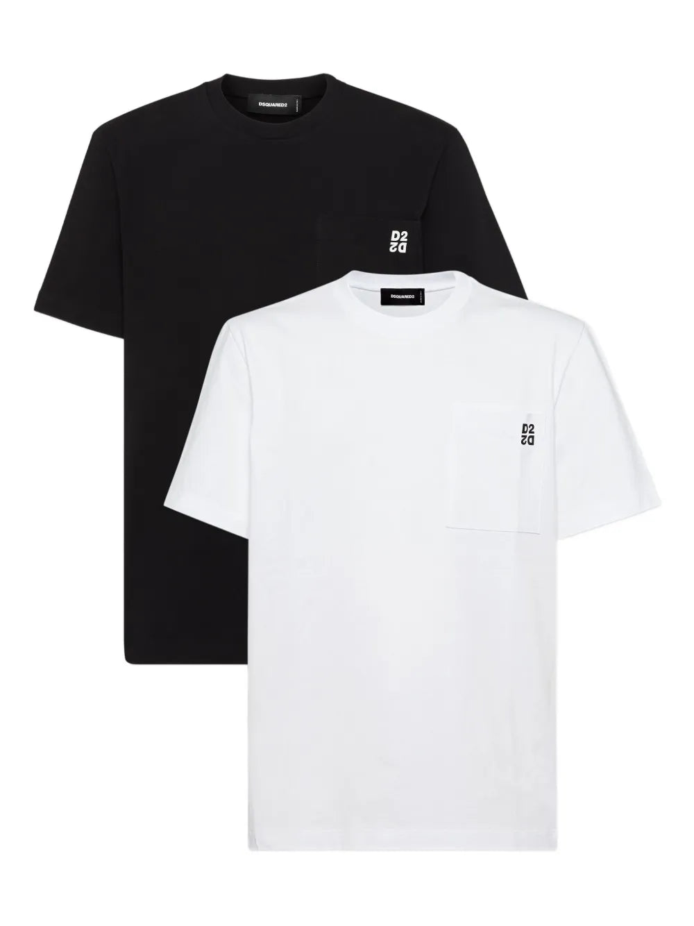 2 jersey t-shirt (pack of two)-DSQUARED-Verso