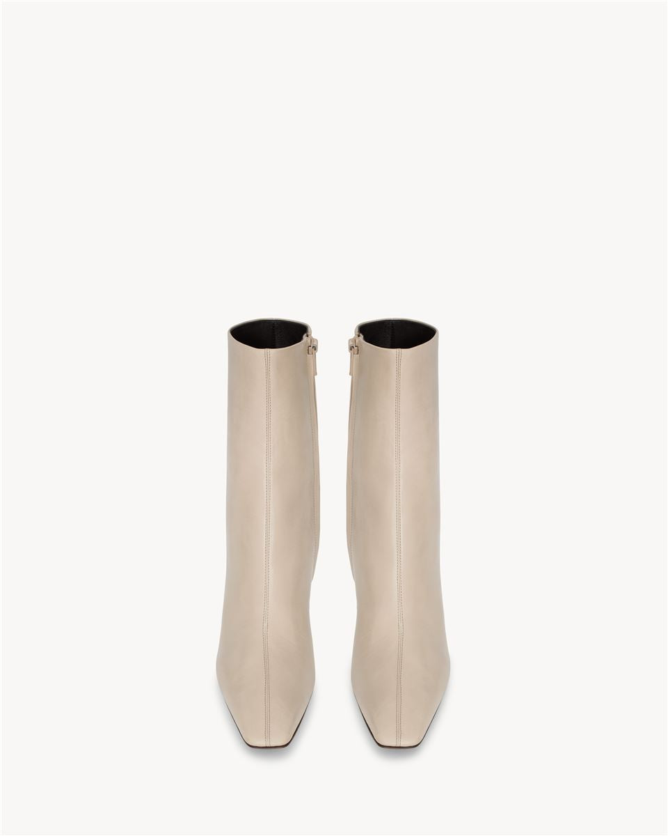 jill booties in smooth leather-SAINT LAURENT-Verso