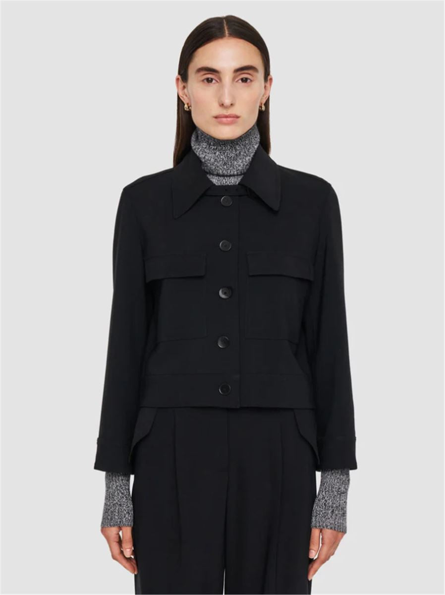 JOSEPH MISTRAL CROPPED JACKET BLACK -  JOSEPH -  Verso