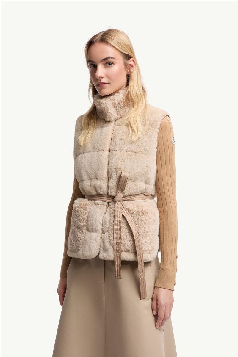 JOUI TEDDY DOWN GILET-MONCLER-Verso