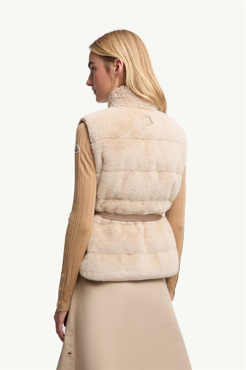 JOUI TEDDY DOWN GILET-MONCLER-Verso