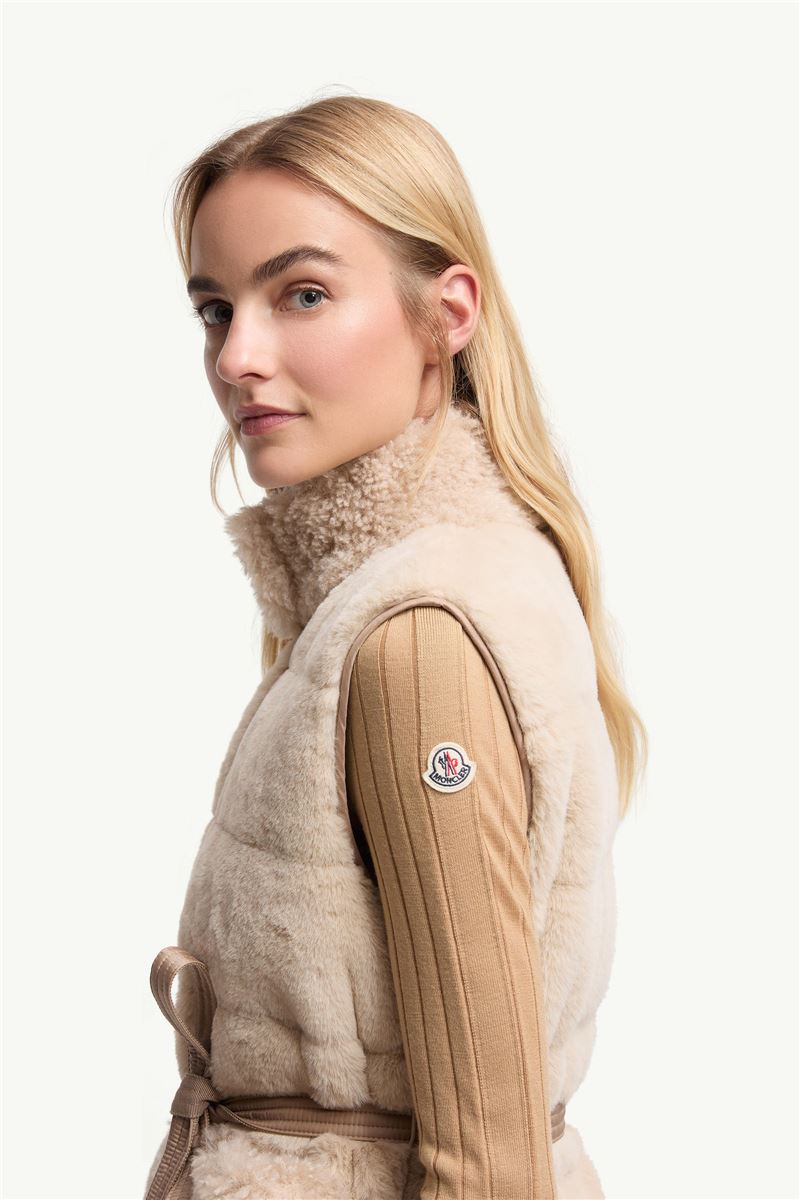 JOUI TEDDY DOWN GILET-MONCLER-Verso